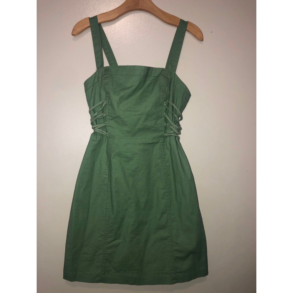 green cargo dress